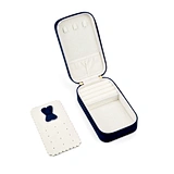 velvet travel jewelry box