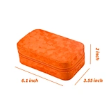 velvet travel jewelry box