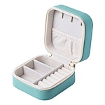 leather travel jewelry case