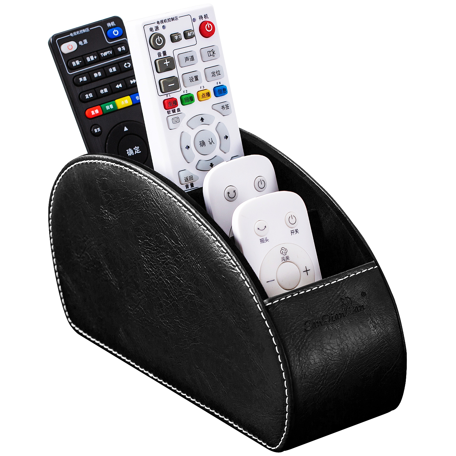 【IN STOCK】Classic Design PU Leather Remote Control Storage Case