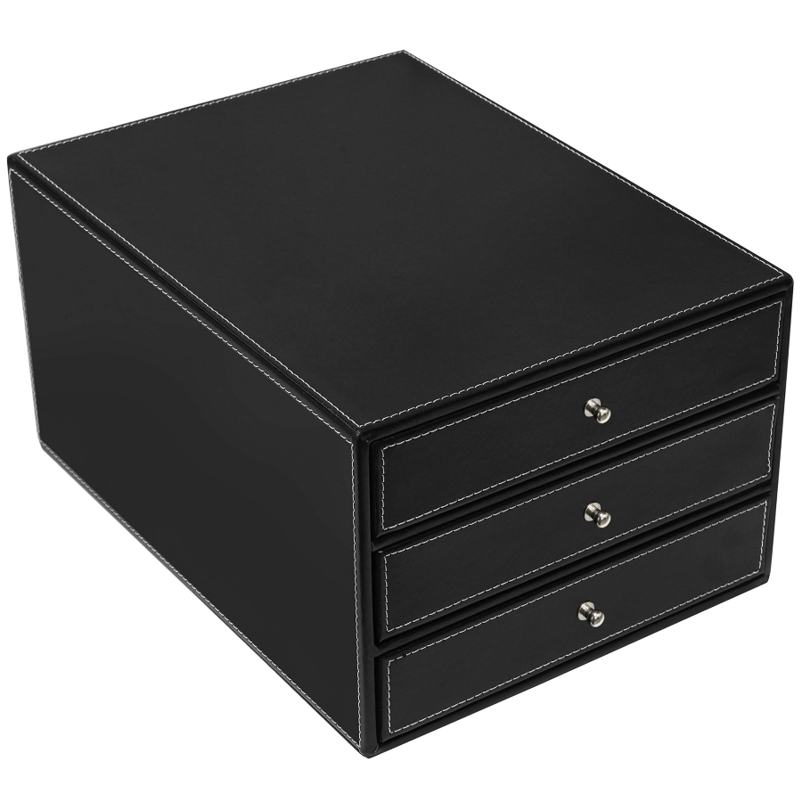 Three-layer Office Cabinet Storage Box