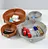 round leather tray