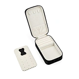 velvet travel jewelry box
