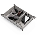 leather valet tray