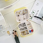 leather travel jewelry case