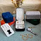 velvet travel jewelry box