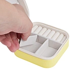 leather travel jewelry case