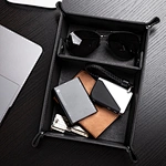 leather valet tray