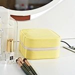 leather travel jewelry case