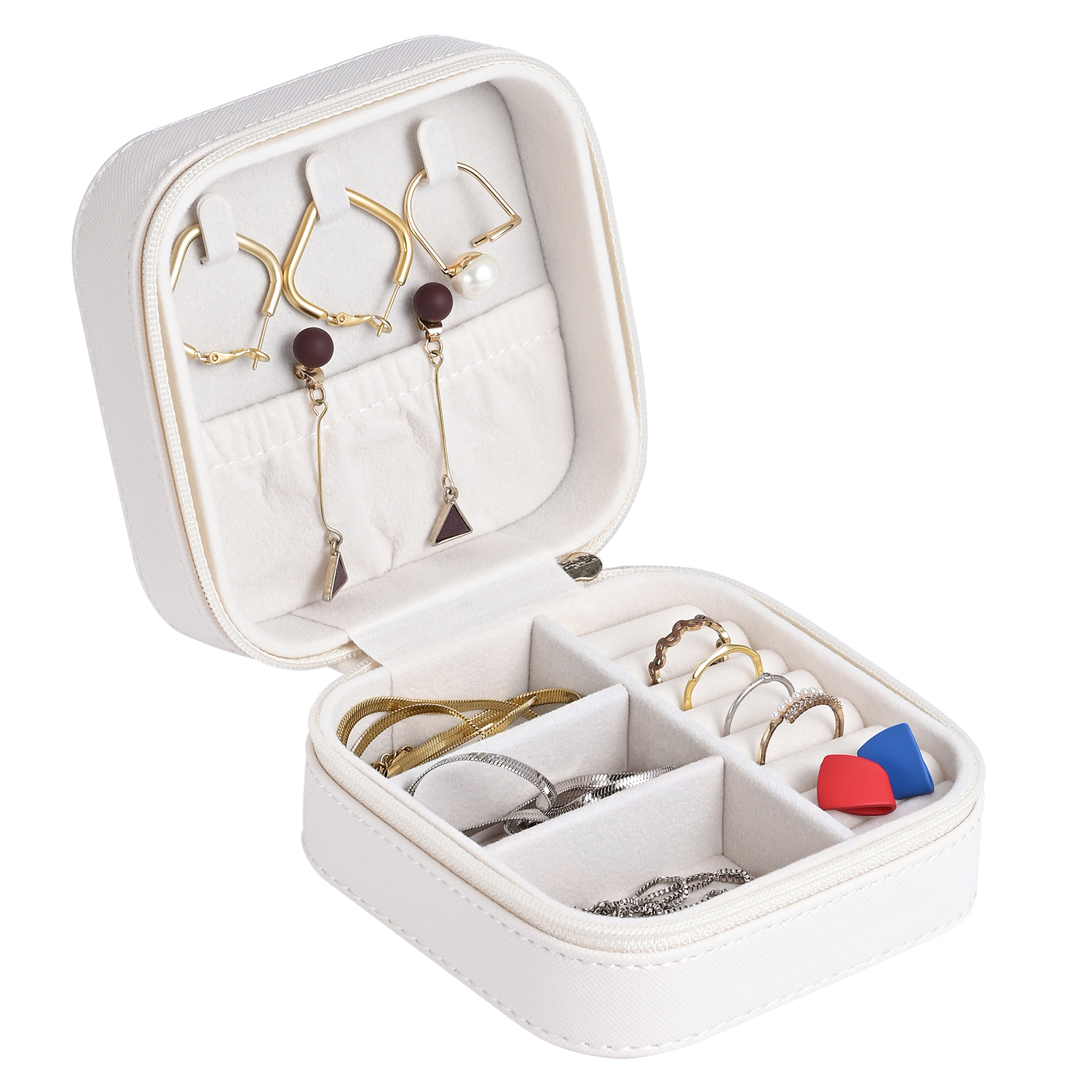 【IN STOCK】Classic Square PU Leather Jewellry Case for Girl Friend