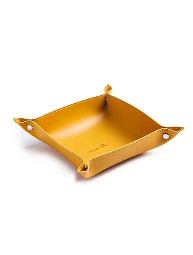 leather catchall tray