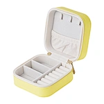 leather travel jewelry case