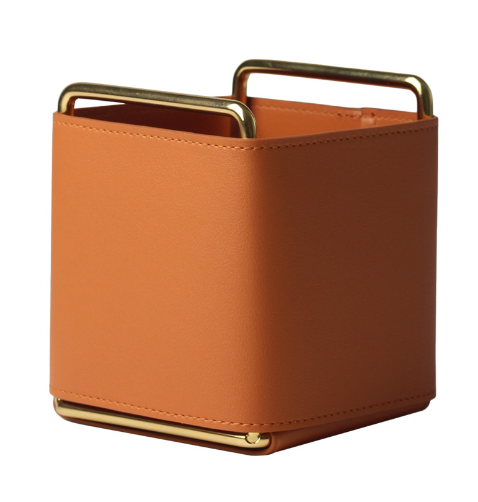 Small Leather Decorative Key Storage Box