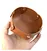round leather tray