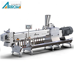 Rice Crispy Chips, Bugles, Sticks Snack Extruder Machinery Process Line