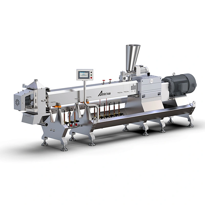 cereal extruder machine corn flakes process line