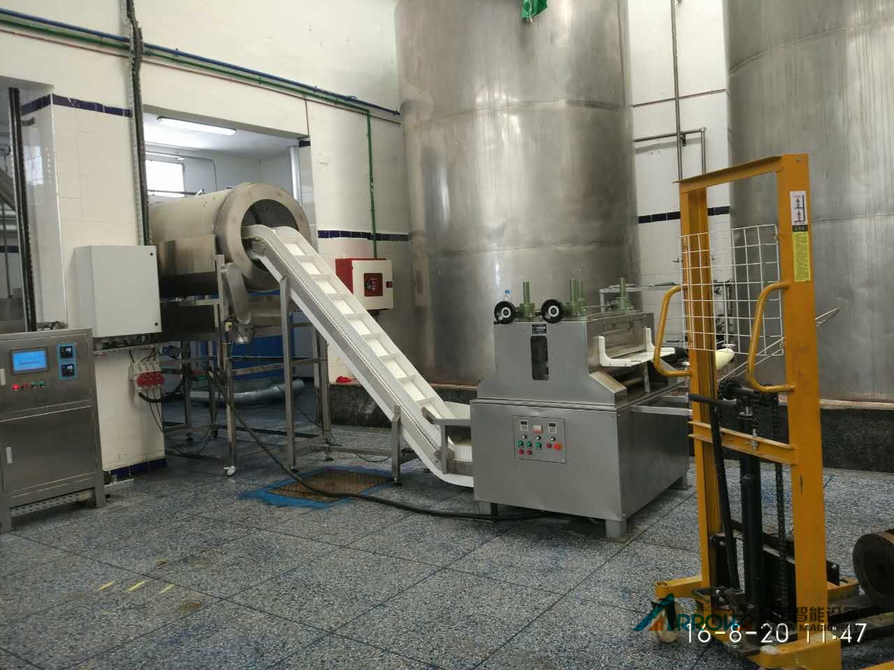 corn chips making machine
