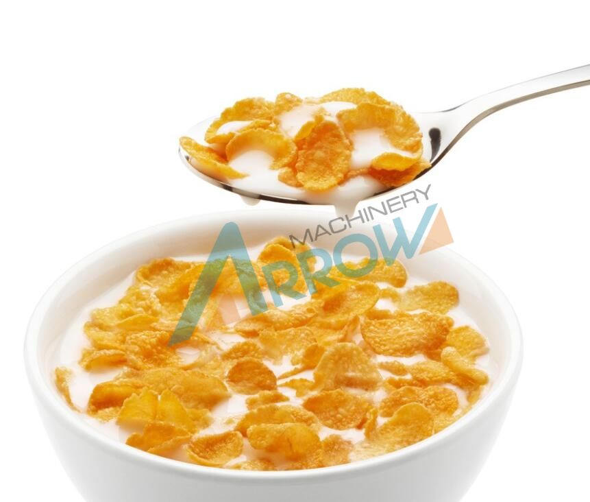 Corn flakes breakfast cereals food process machines
