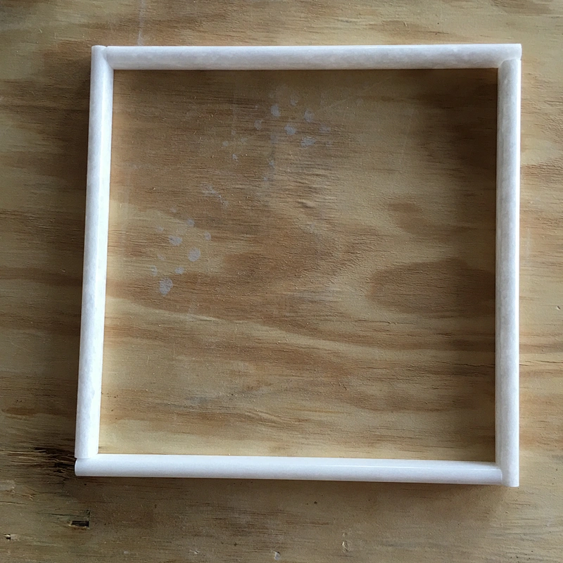 Natural Crystal White marble stone Pencil Molding