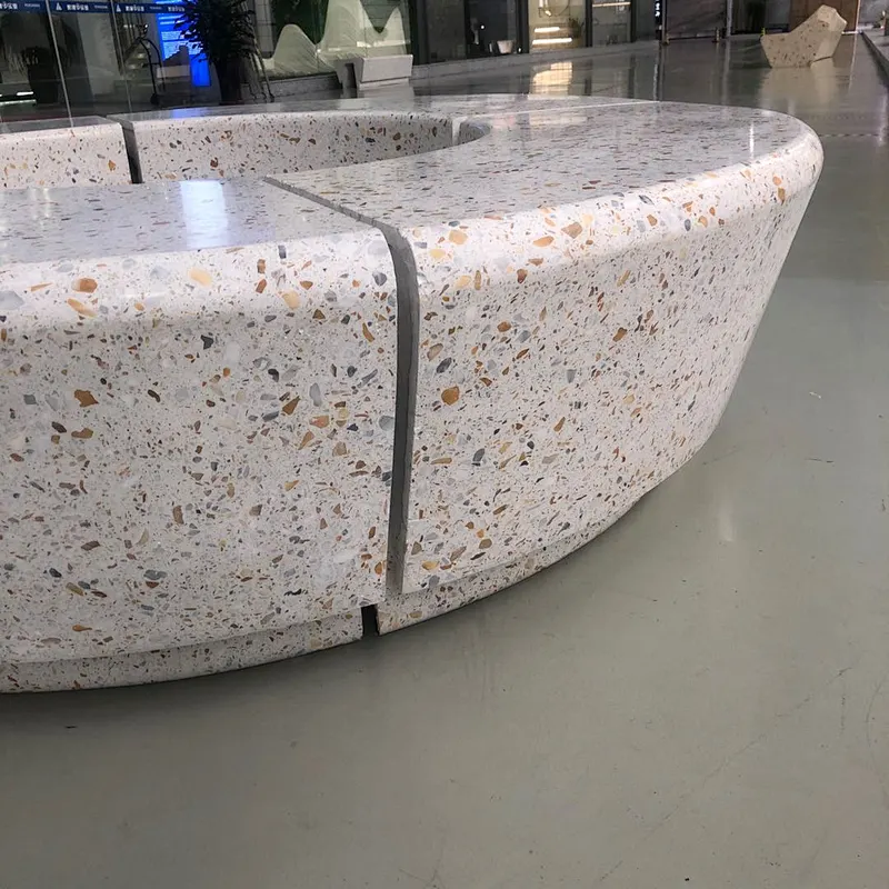Artificial Cement Terrazzo Stone Bench Tops