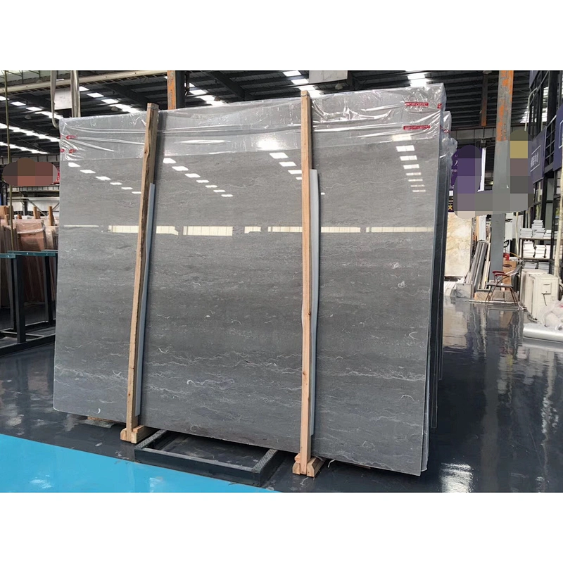 Polished gray marble salb for floor tile