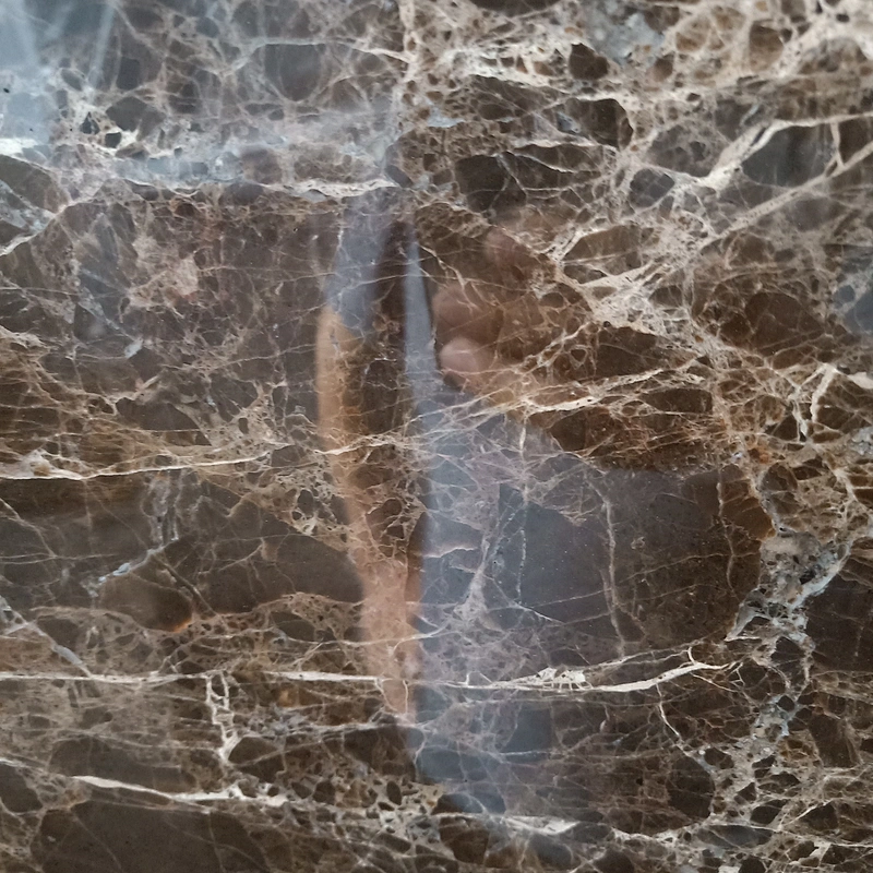 Brown color Spain imported dark Emperador marble slab