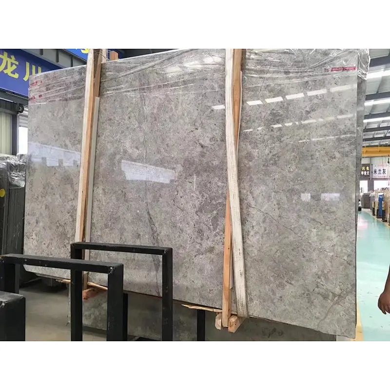 Natural Dora Grey marble slabs and tiles for floor