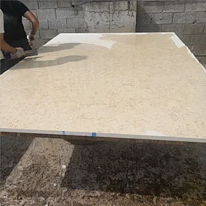 Polished Beige marble flooring natural marble slab