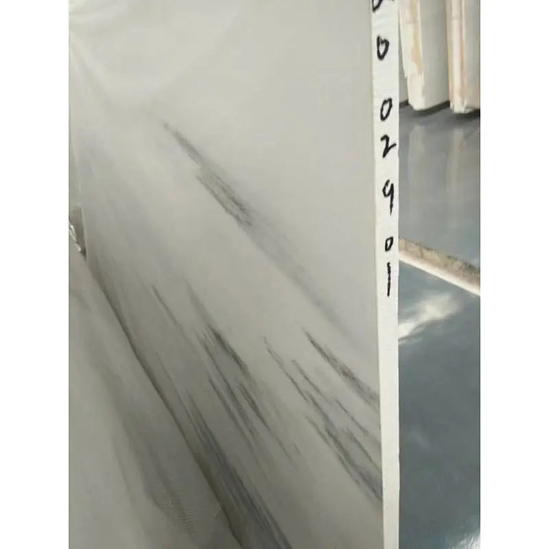 Beatiful White marble slab With Landscape Background