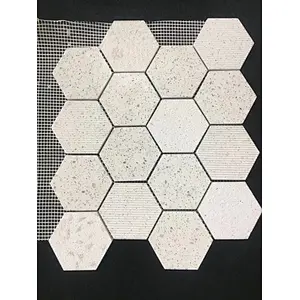 Fantasy Terrazzo mosaic tiles  hand made terrazzo tiles  for 6MM thickness
