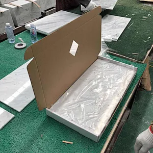 Carrara white marble 60x30 flooring tiles
