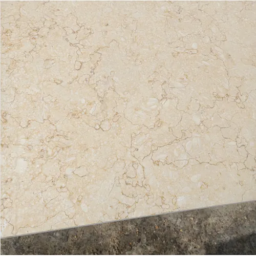 Polished Beige marble flooring natural marble slab