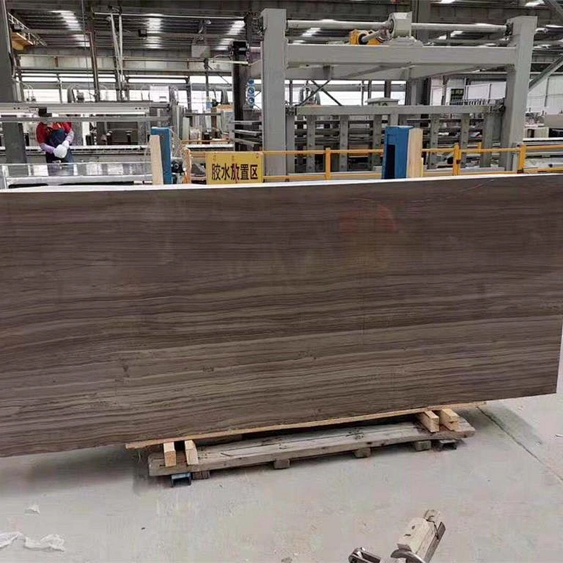 Factory direct sale    polished dark brown marble  slab  & tile for floor  and wall tile