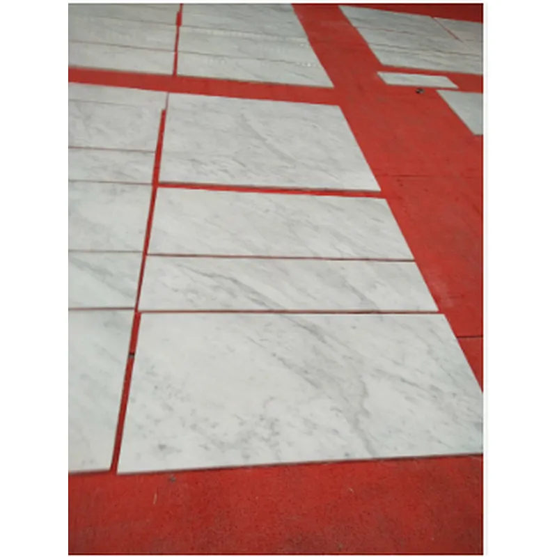 24x24 Italian Carrara white marble for tiles or tray or table top