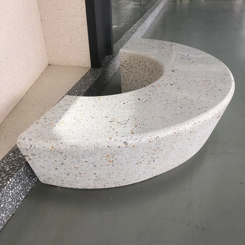 Artificial Cement Terrazzo Stone Bench Tops