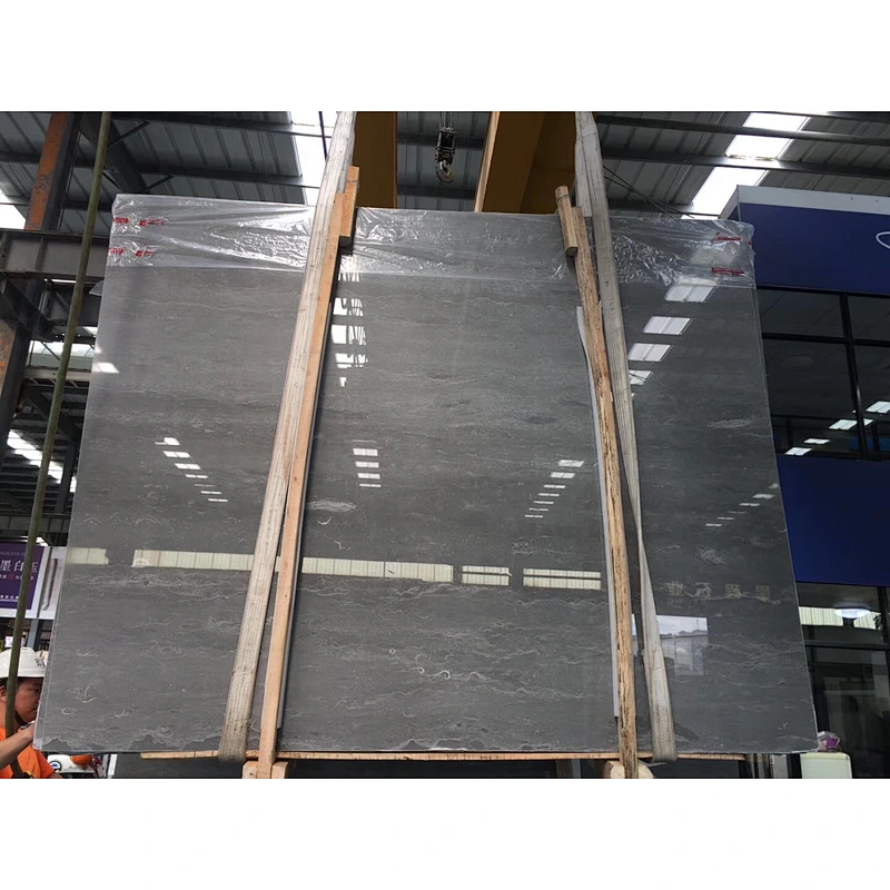 Polished gray marble salb for floor tile
