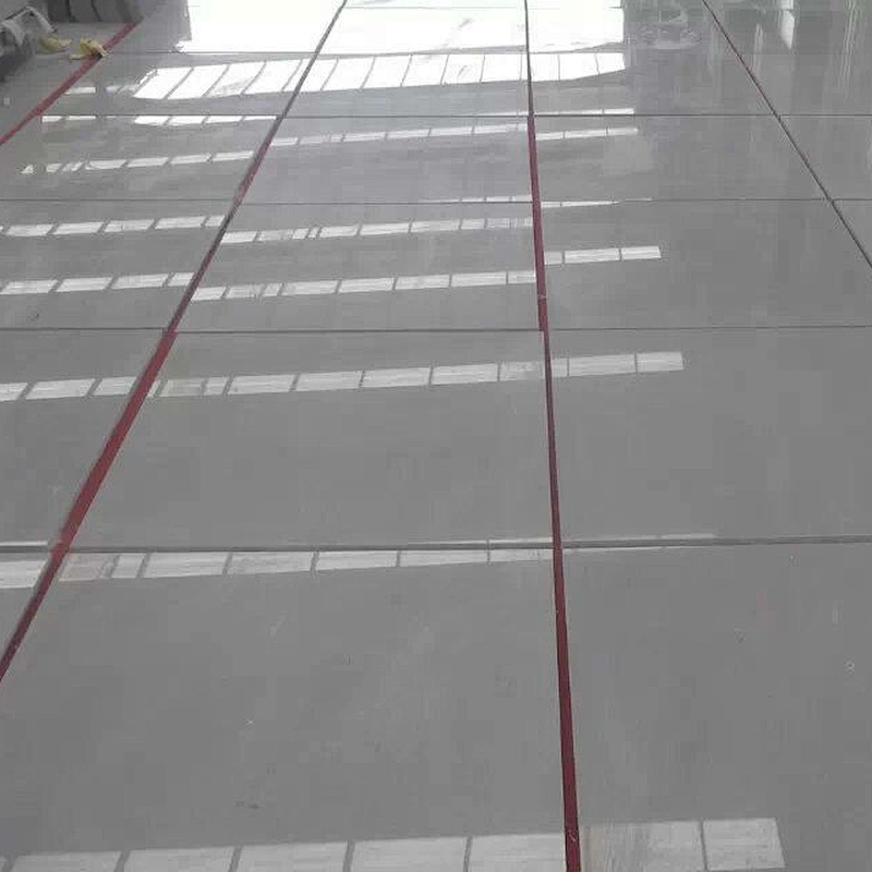 Chinese Mediterranean Cinderella Pure Grey marble flooring tiles stair