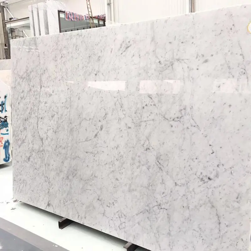 Factory Competitive price carrara  white marble slab and tile