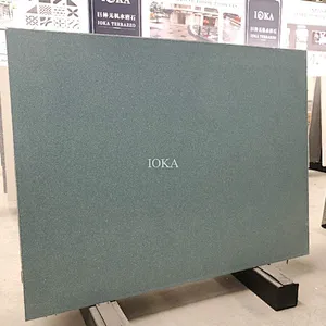 Cement Blue Terrazzo with Small White Aggregate for Tile and Slabs