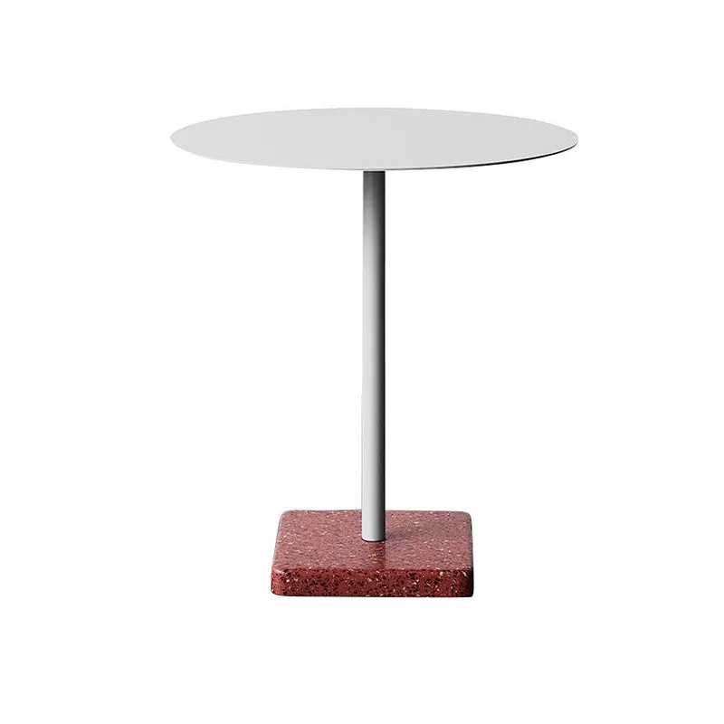 Rectangle or round white Terrazzo Table for Coffee Top and Dining-Table