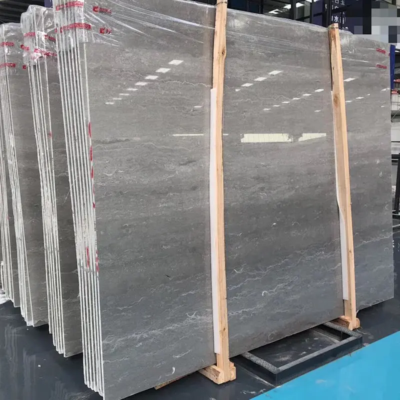 Polished gray marble salb for floor tile