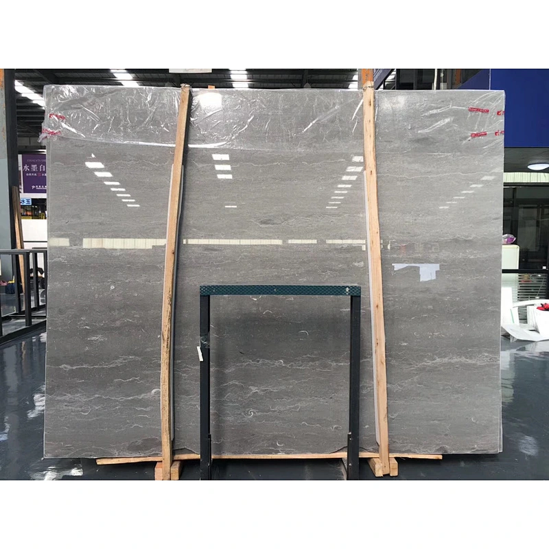 Polished gray marble salb for floor tile