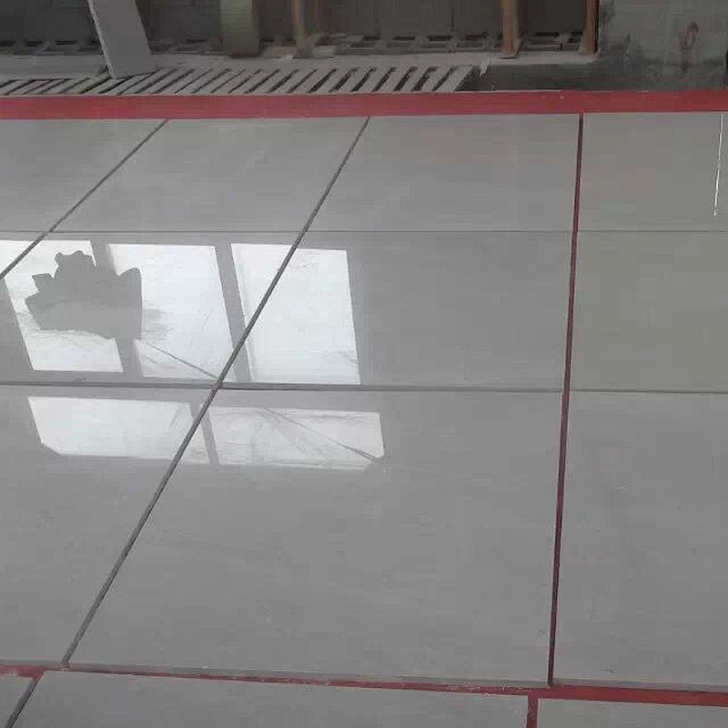 Chinese Mediterranean Cinderella Pure Grey marble flooring tiles stair