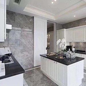 Natural Dora Grey marble slabs and tiles for floor