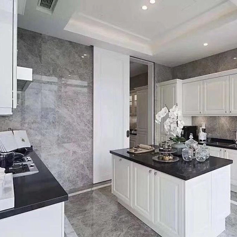 Natural Dora Grey marble slabs and tiles for floor