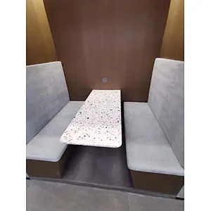precut cement terrazzo prefab kitchen countertops display