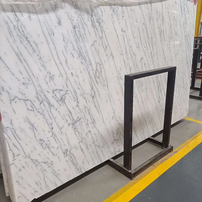 New Bianco Statuario Venato Snowflake White Marble Slabs and Tiles 2cm