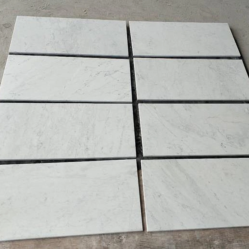 Carrara white marble 60x30 flooring tiles