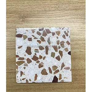 brick color artificial marble stone price for sale