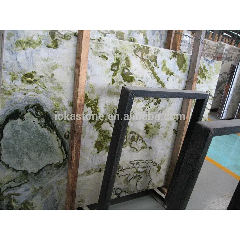 Premium  green marble slab for flooring and wall tiles